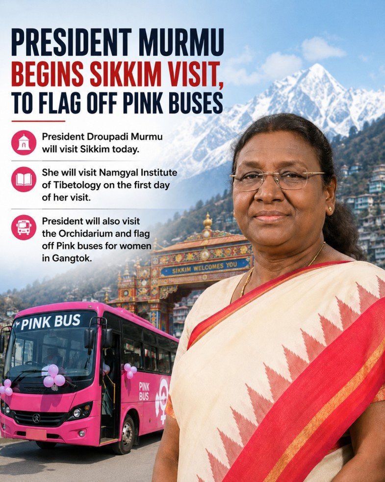 President Murmu Sikkim Visit